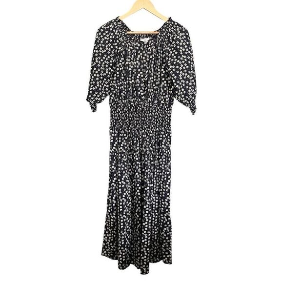 Apiece Apart Brijitte Dress Wheels Block Print - Picture 2 of 7